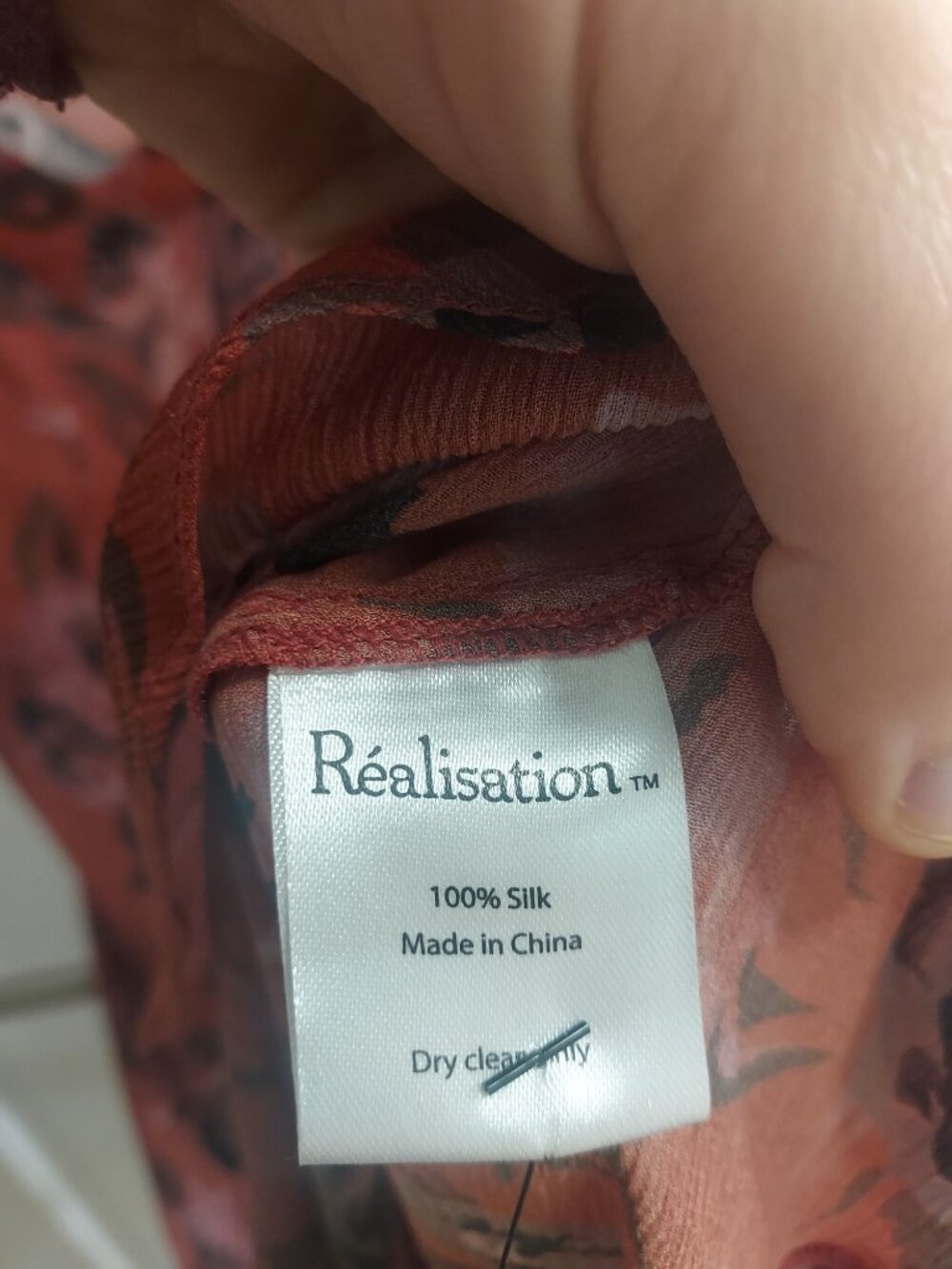 Realisation Par Lila Rosa Orange Red Maxi Floral Sleeveless Scoop Neck Dress - Picture 6 of 10